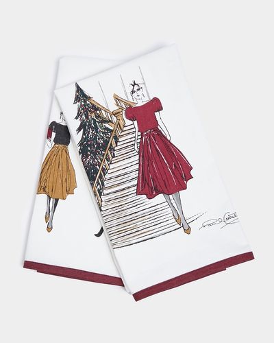 Paul Costelloe Living Lady Tea Towel - Pack Of 2